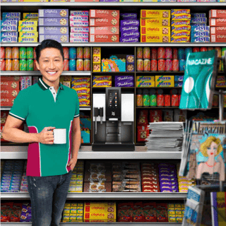 Retail coffee machine
