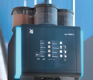 WMF 1500S professional coffee machine screen